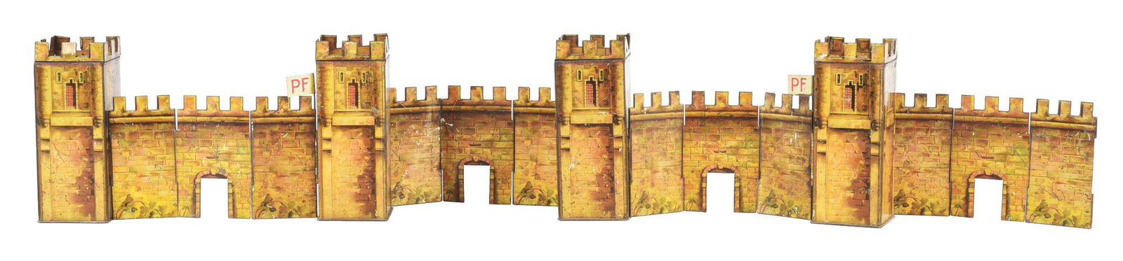 SET OF 4 INTERCONNECTING CASTLE BISCUIT TINS. (1 of 6)