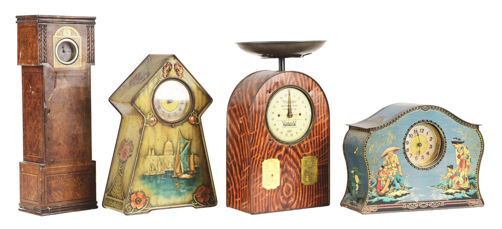 LOT OF 4: VICTORY-V TINS. (1 of 4)