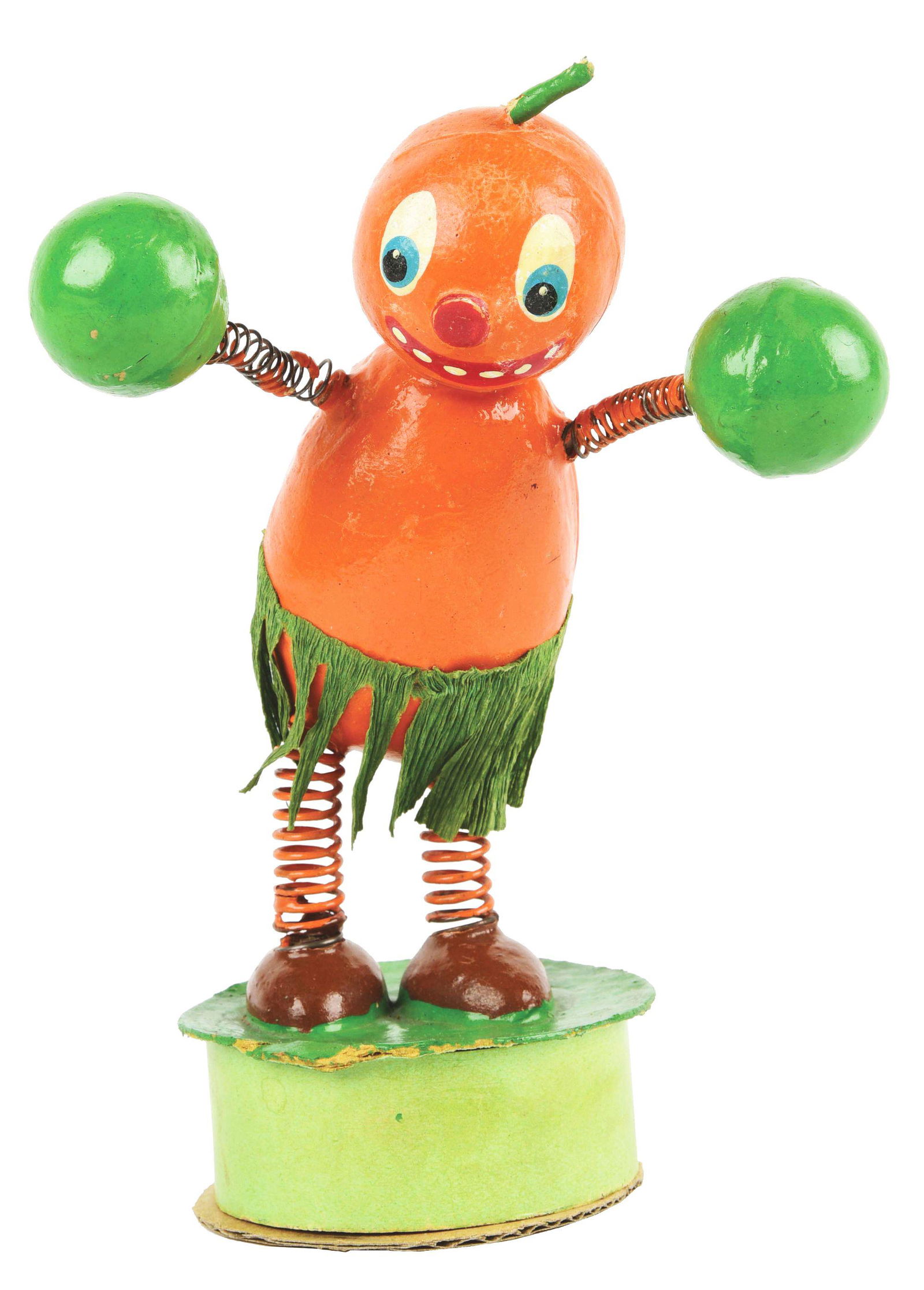 PUMPKIN HEAD BOXER CANDY CONTAINER. (1 of 5)