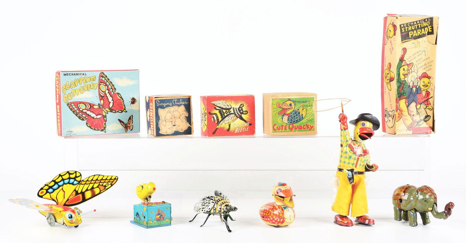 LOT OF 6: VARIOUS JAPANESE TIN LITHO WIND-UP AND (1 of 4)