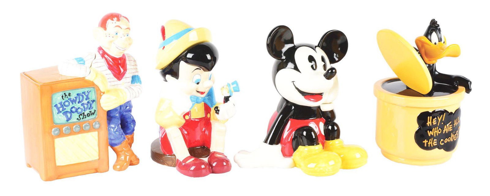 LOT OF 4: COOKIE JARS. (1 of 5)