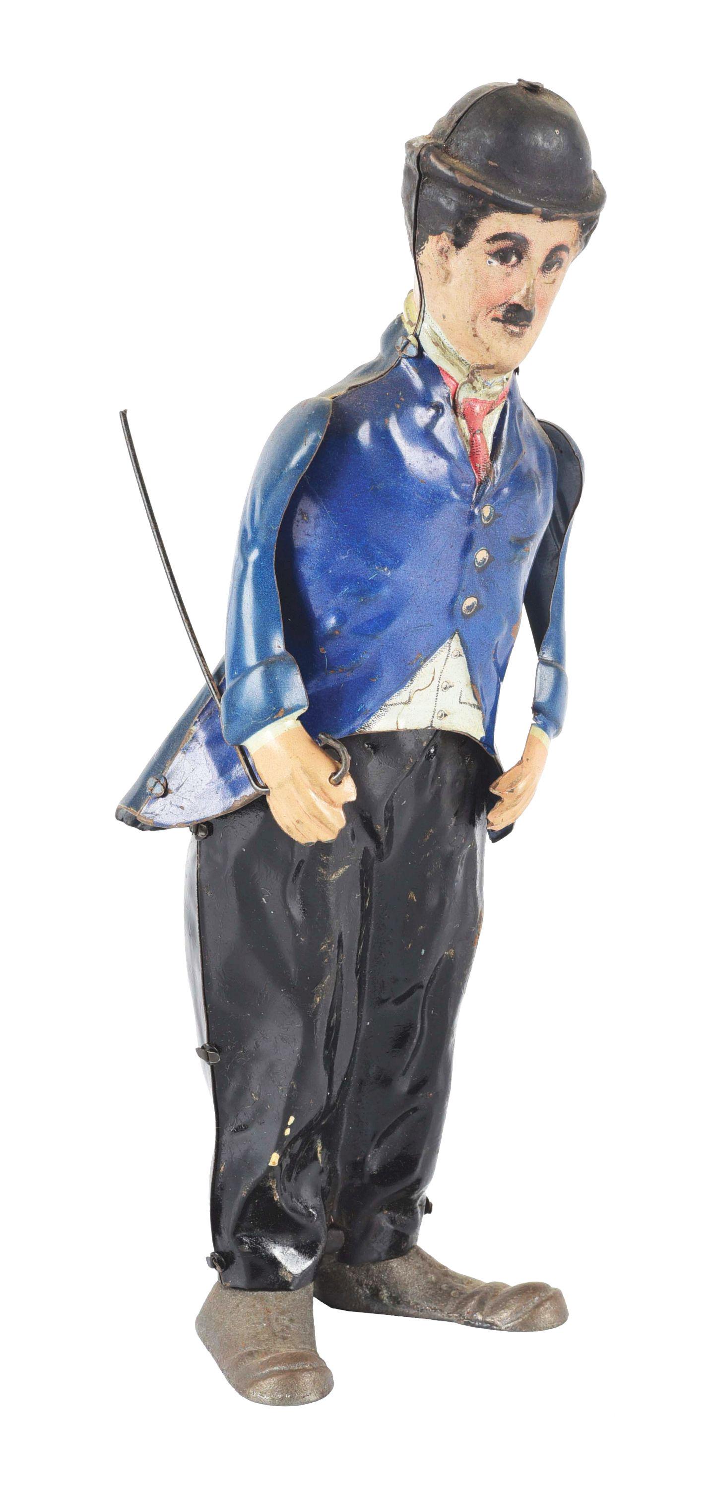 EARLY B&R CHARLIE CHAPLIN TIN LITHO WIND-UP WALKING (1 of 5)