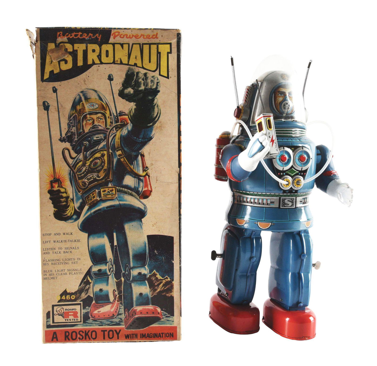 ORIGINAL 1962 ROSKO-NOMURA JAPANESE ASTRONAUT TOY. (1 of 3)