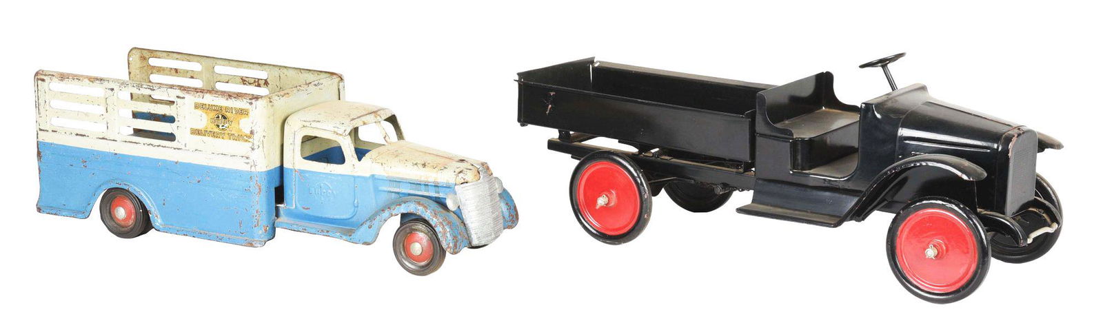 LOT OF 2: PRESSED STEEL BUDDY L TRUCKS. (1 of 3)