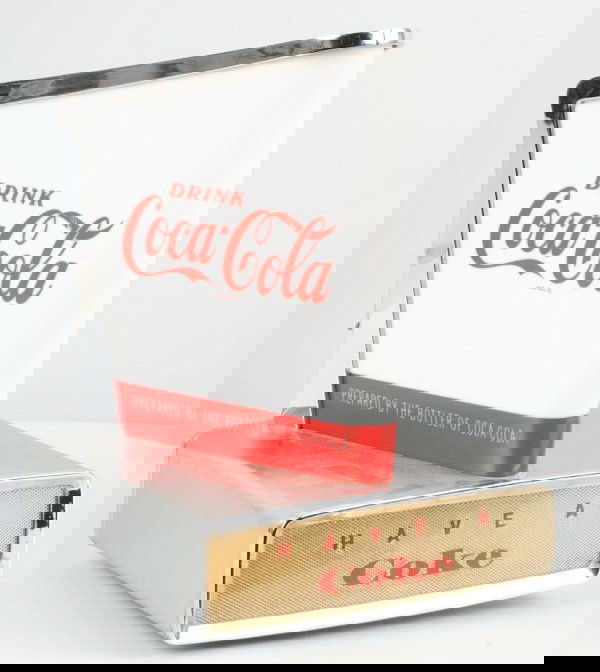 Coca-Cola "Have a Coke" Light-Up Sign.: Circa 1950s. Working. 17 - 1/2" x 11 - 3/4" x 11 - 3/4". (Excellent).