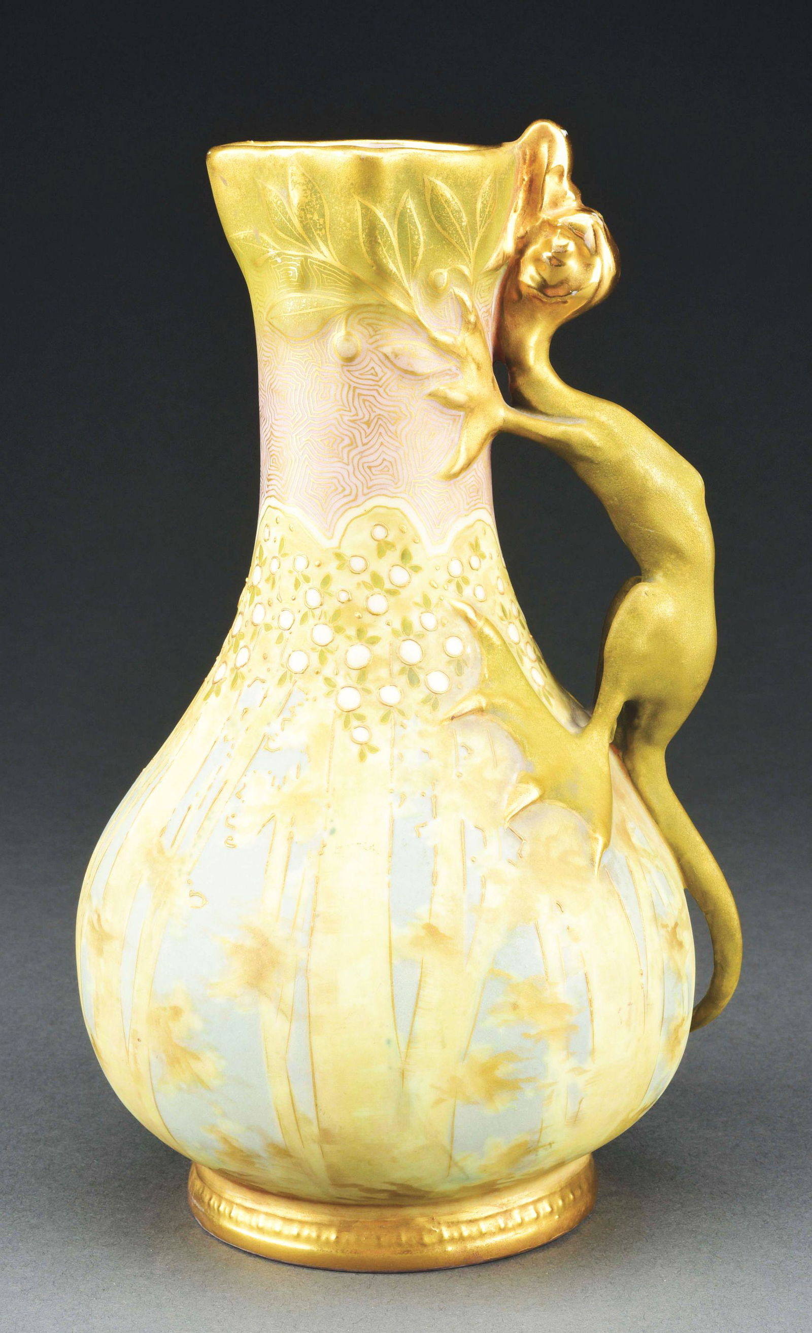 AMPHORA DRAGON HANDLED EWER. (1 of 7)