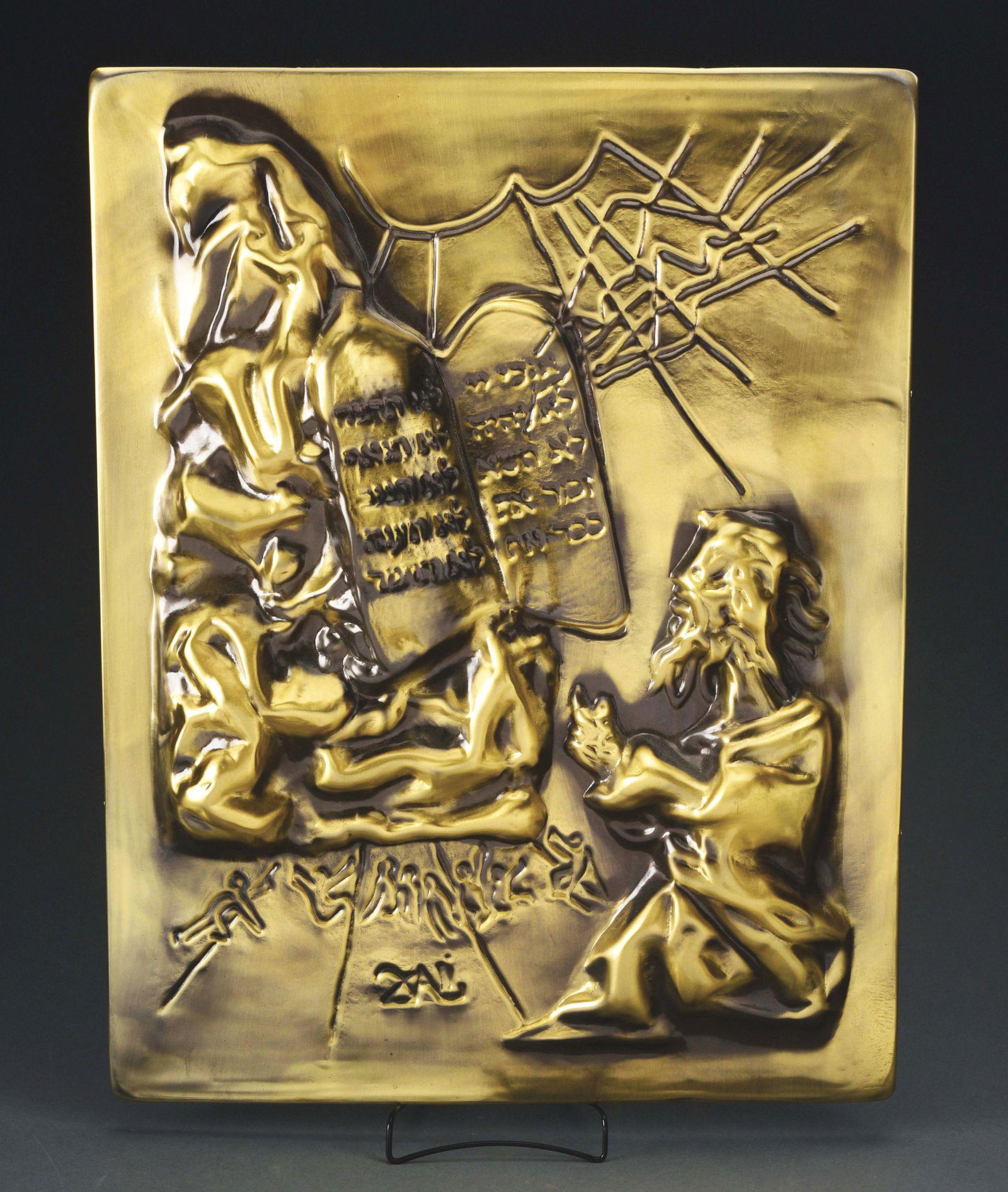 SALVADOR DALI, "MOSES AND THE TEN COMMANDMENTS" BRONZE (1 of 3)