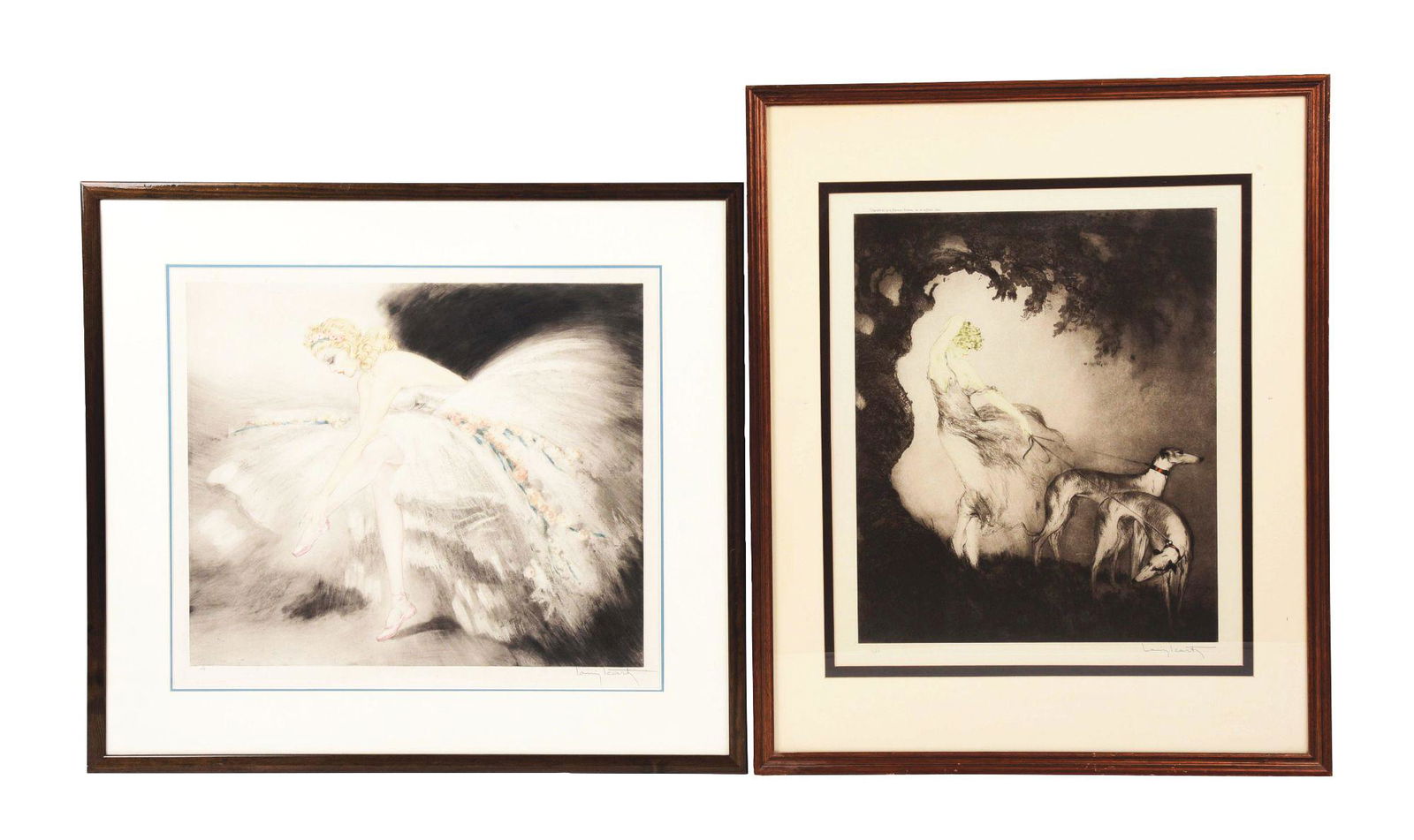 LOUIS ICART (FRENCH, 1888-1950) LOT OF TWO SIGNED (1 of 2)
