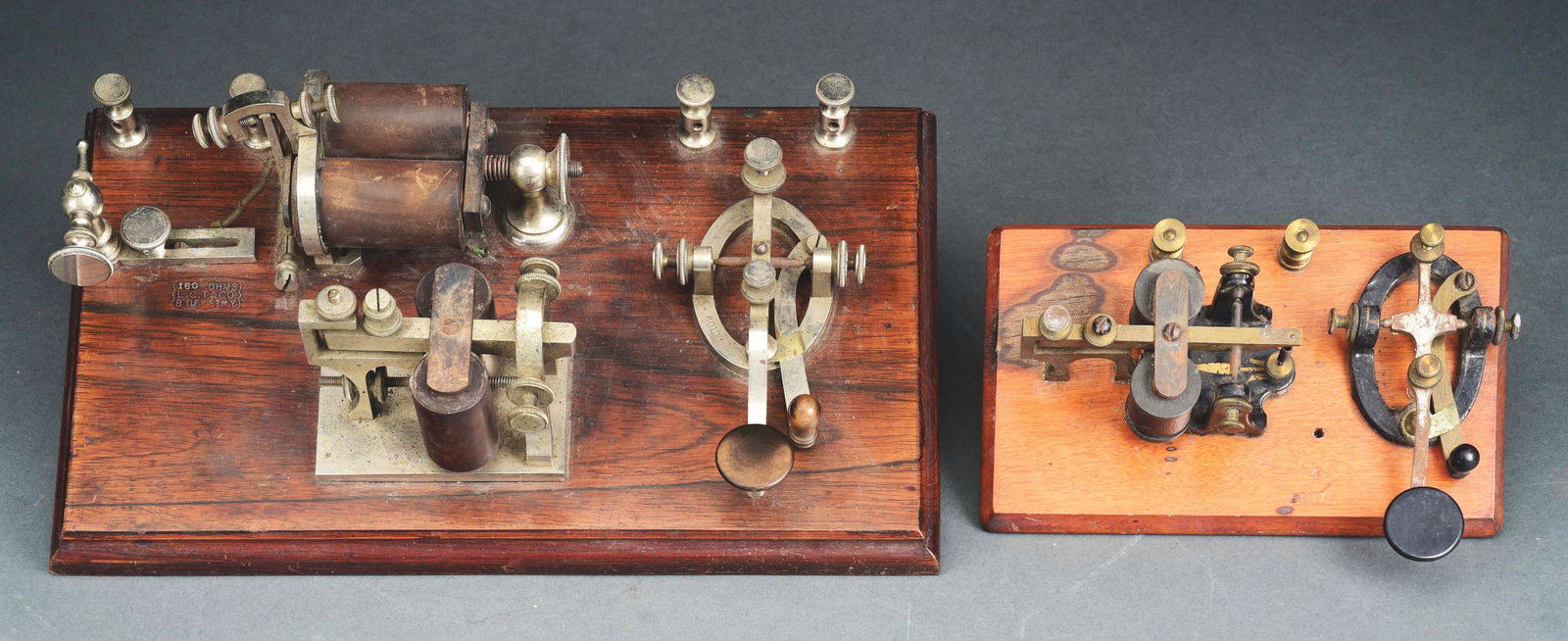 LOT OF 2: TELEGRAPH MACHINES. (1 of 4)