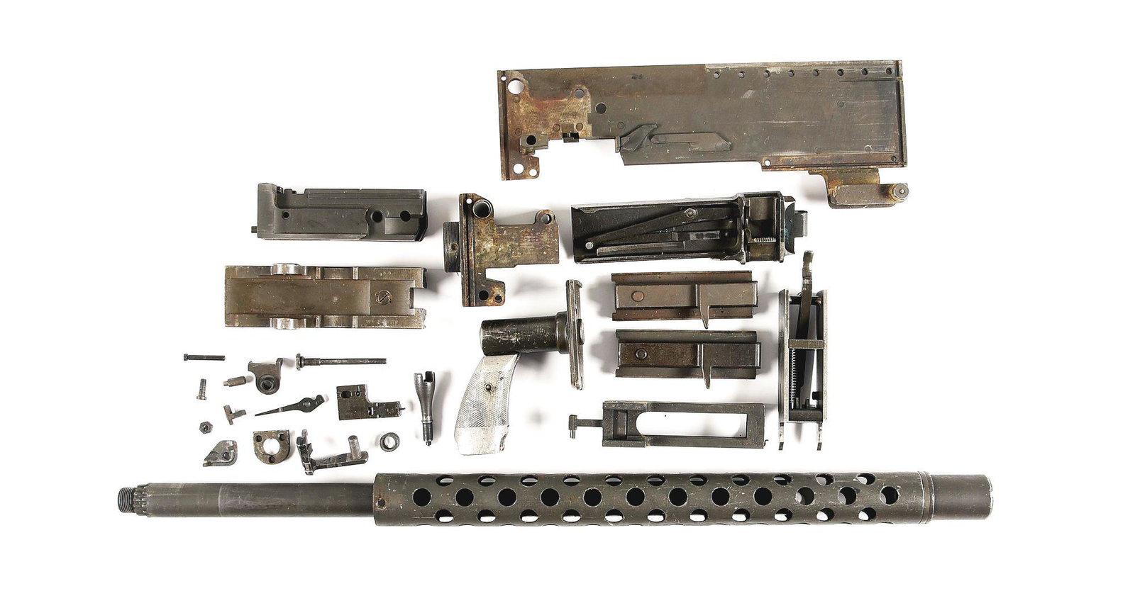 ISRAELI BROWNING MODEL 1919A4 7.62X51MM NATO PARTS KIT.: After the conclusion of World War II, the United States supplied Israel with many leftover 1919A4 machine guns. The Israeli military made good use of these 1919A4s, converting them to fire the 7.62x51