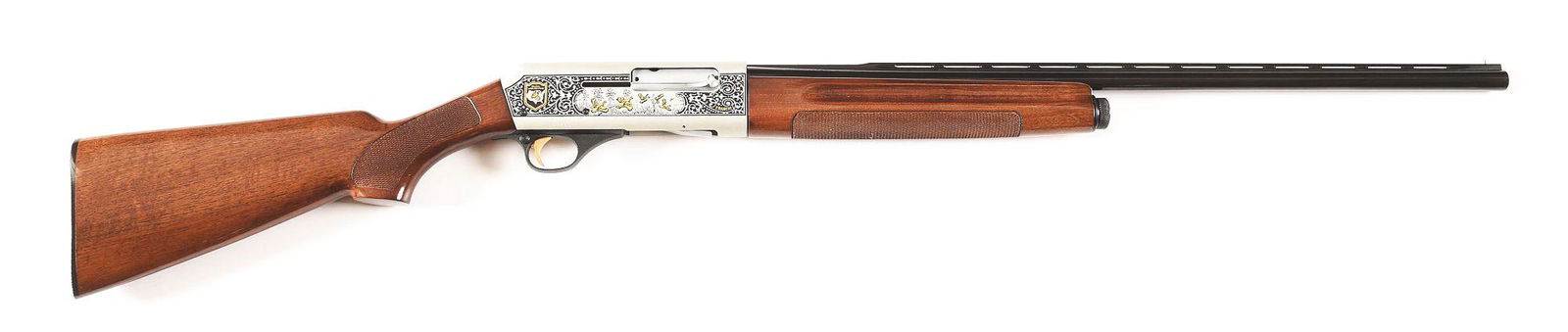 (M) ONE OF 100 FRANCHI 620 QUAIL UNLIMITED: Franchi Model 620 semi automatic shotgun being of a limited edition of 100, "QUAIL UNLIMITED" 15th Anniversary gun, made by Franchi in Brescia, Italy circa 1998 to 2004. 26" blued ventilated rib barre