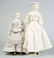 144: Lot of 2 Charming Antique German Bisque Dolls.