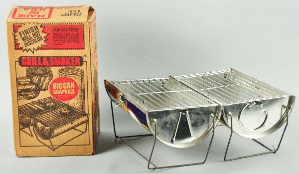 Planters Peanut Portable Grill.: Circa 1940s. Includes original box. Size: 15" T.