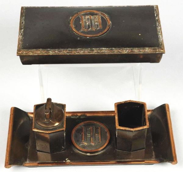 Lot of 4: Evans Lighters.: Size: Largest: 9 - 1/2" L.