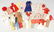 960: Early Barbie Doll Clothing Lot.