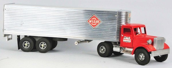 Smith-Miller McLean Trucking Co. Truck Toy.: Fred Thompson reissue. New in it's original box and packing. Size: 30" L.