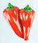 291: Vintage Bakelite Carved Chunky Peppers Brooch.