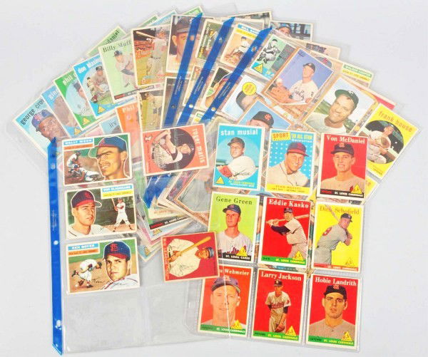 Group Lot of Kansas City Royals Baseball Cards.: Includes Roger Maris, Al Smith, Wally Moon, and many other key players. Size: