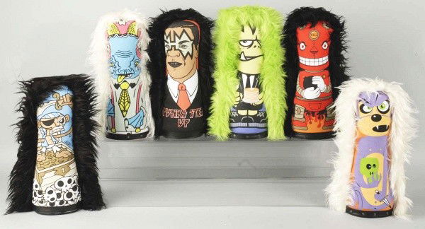 Lot of 10: Standard Size Circus Punks.: Includes ten 15" Circus Punks. Artists include FooFee, Olivas, TADO, Glenn Barr, Clayton Brothers, Huck Gee, Biskup, Touma, and Mitch O'Connell. Size: