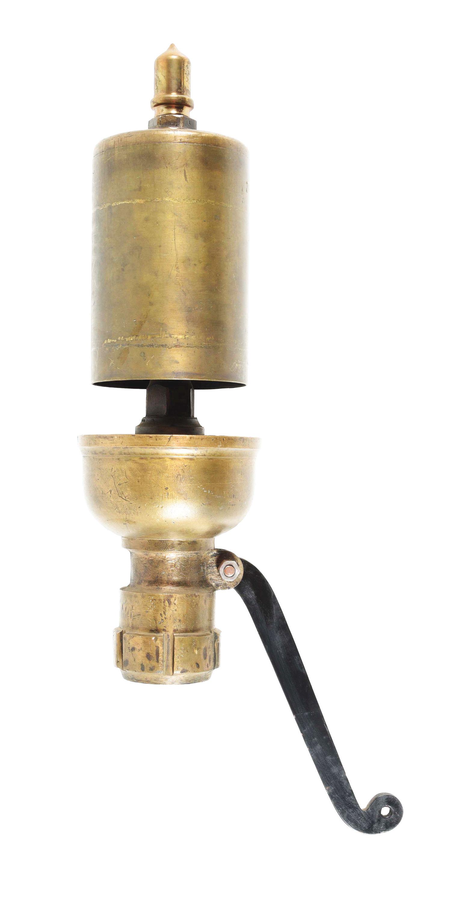 SINGLE-CHIME STEAM LOCOMOTIVE WHISTLE. (1 of 2)