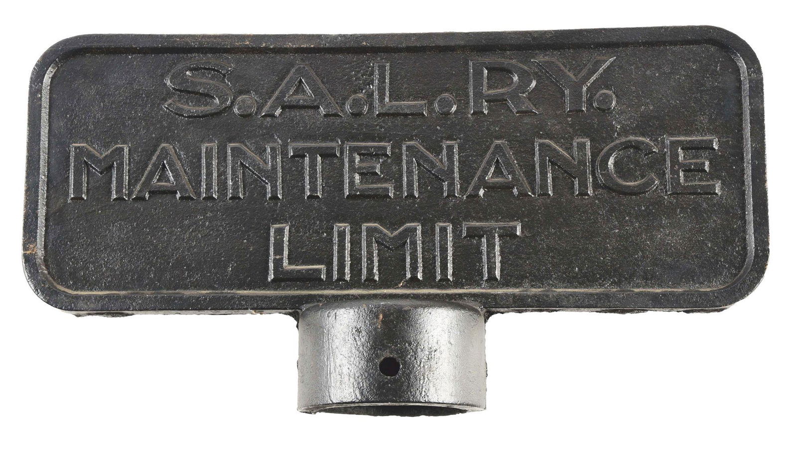 MAINTENANCE LIMIT SIGN. (1 of 2)