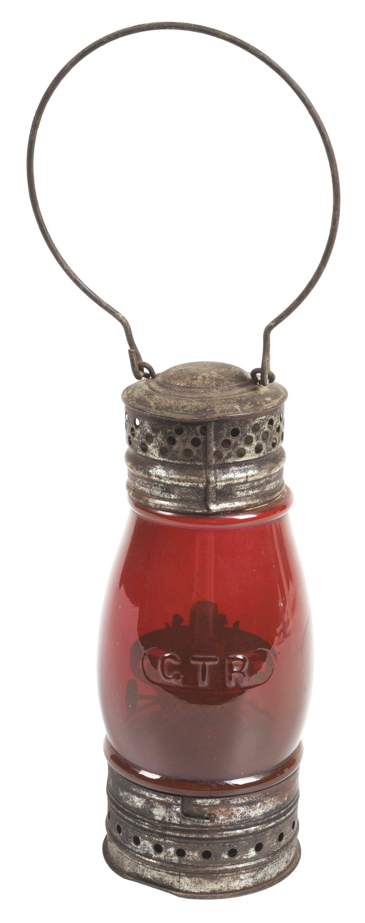 GTR FIXED GLOBE ENGINE RAILROAD LANTERN. (1 of 11)