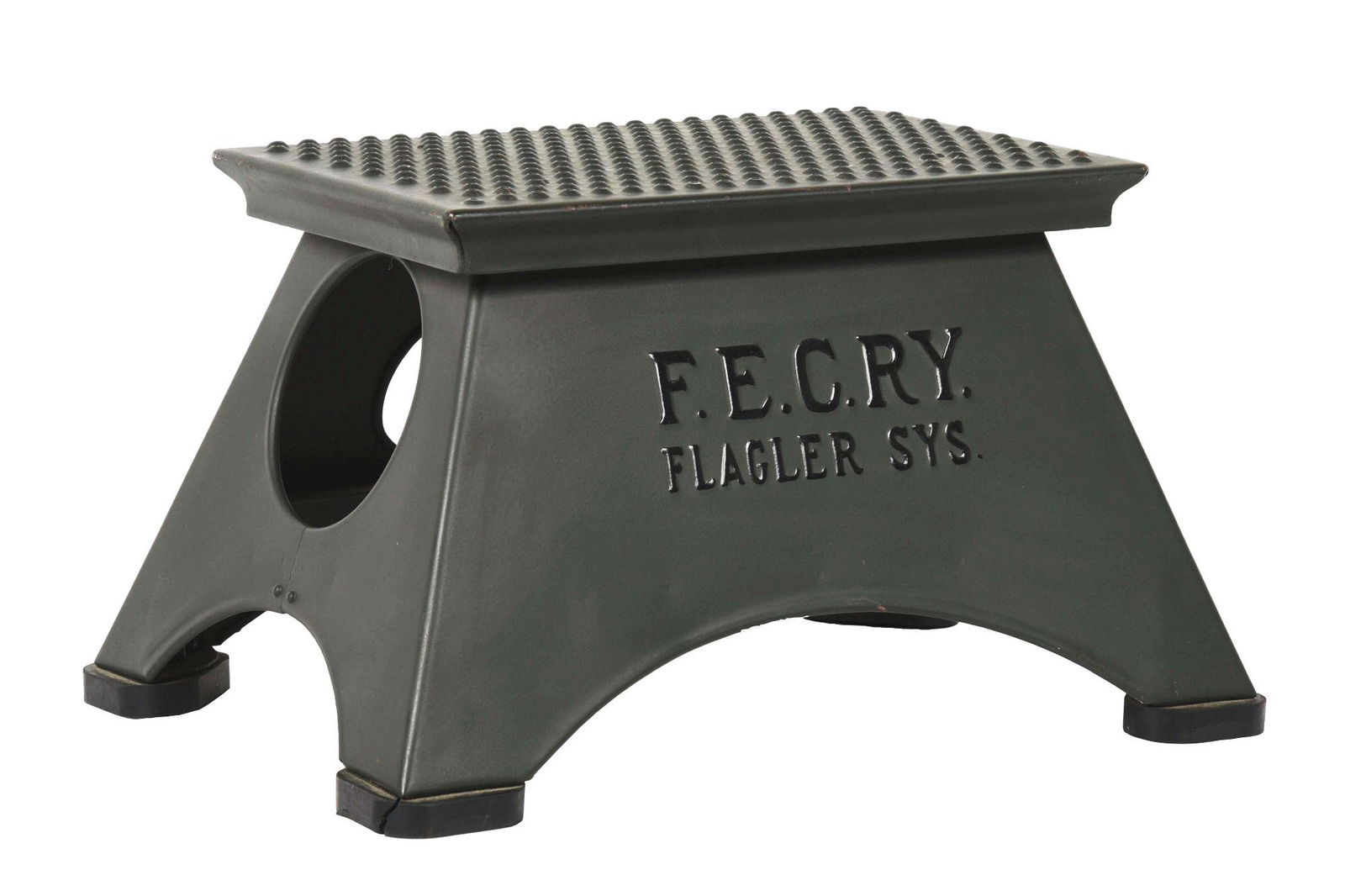 FLORIDA EAST COAST RAILWAY MORTON HALF STEP STOOL. (1 of 6)