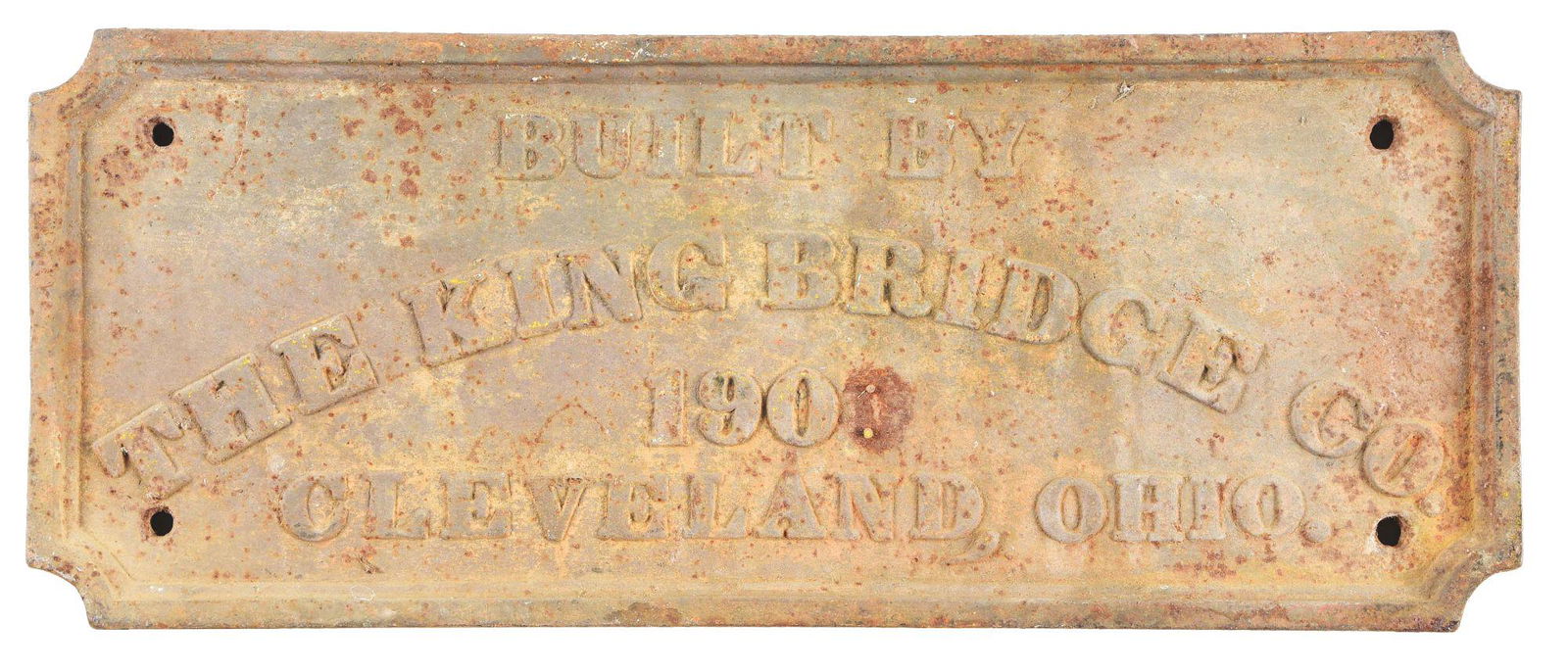 KING BRIDGE PLAQUE. (1 of 2)