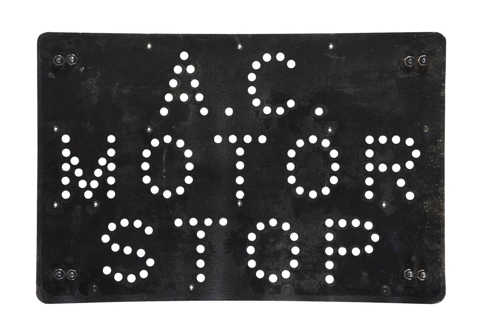 RAILROAD WARNING SIGN. (1 of 2)