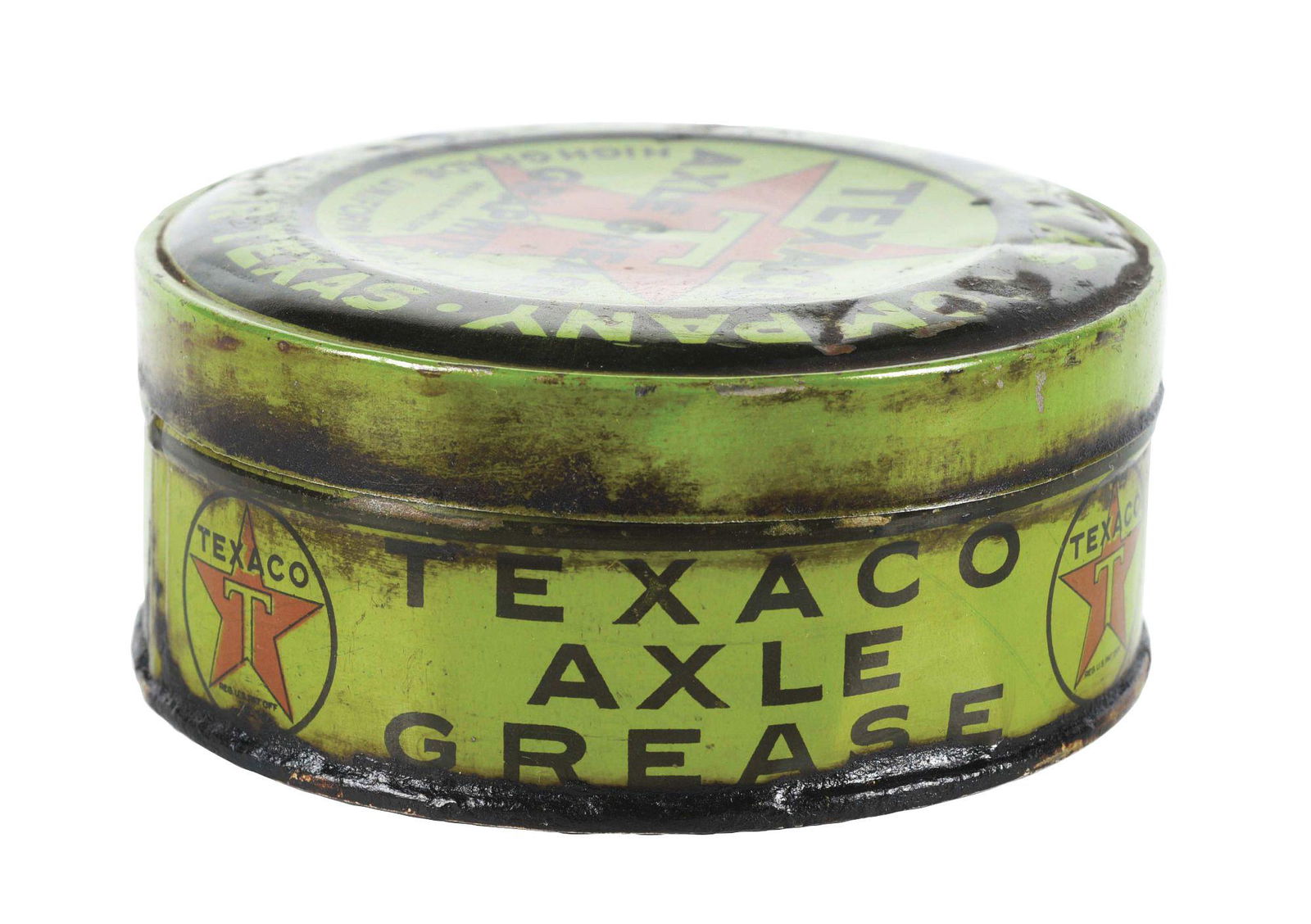 TEXACO GRAPHITE AXLE GREASE ONE POUND CAN W/ GRAPHIC Mar 30, 2022