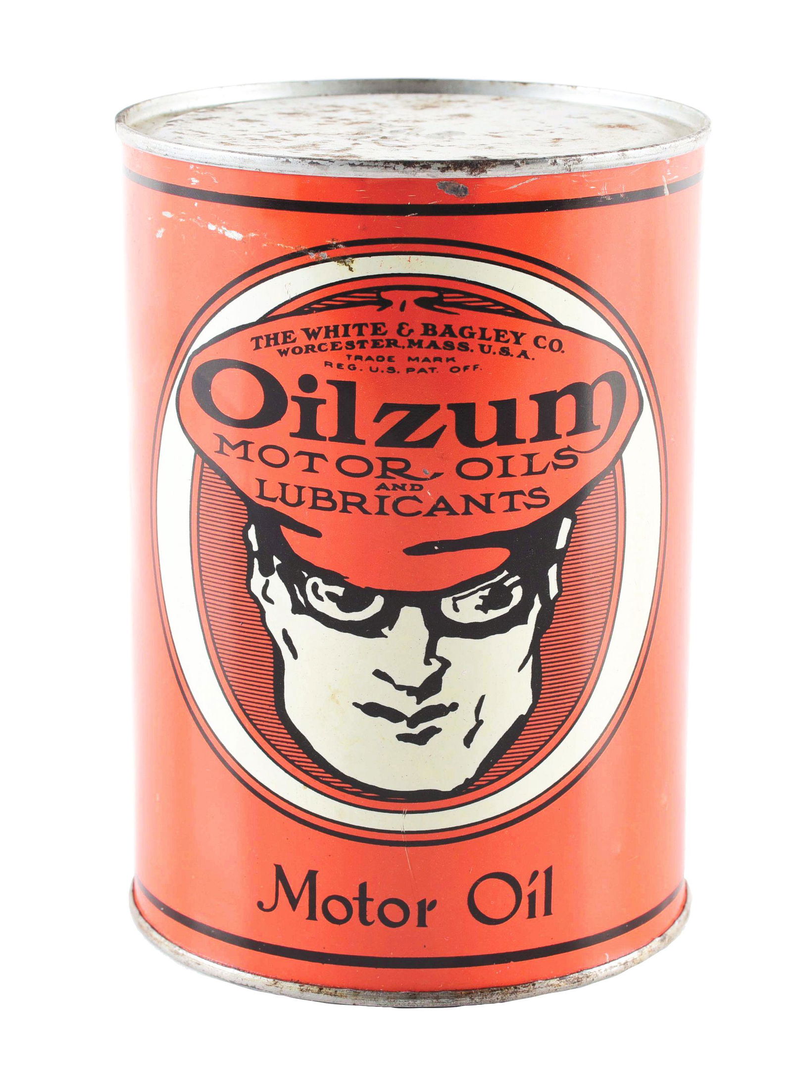 OILZUM MOTOR OIL & LUBRICANTS ONE QUART CAN. (1 of 4)
