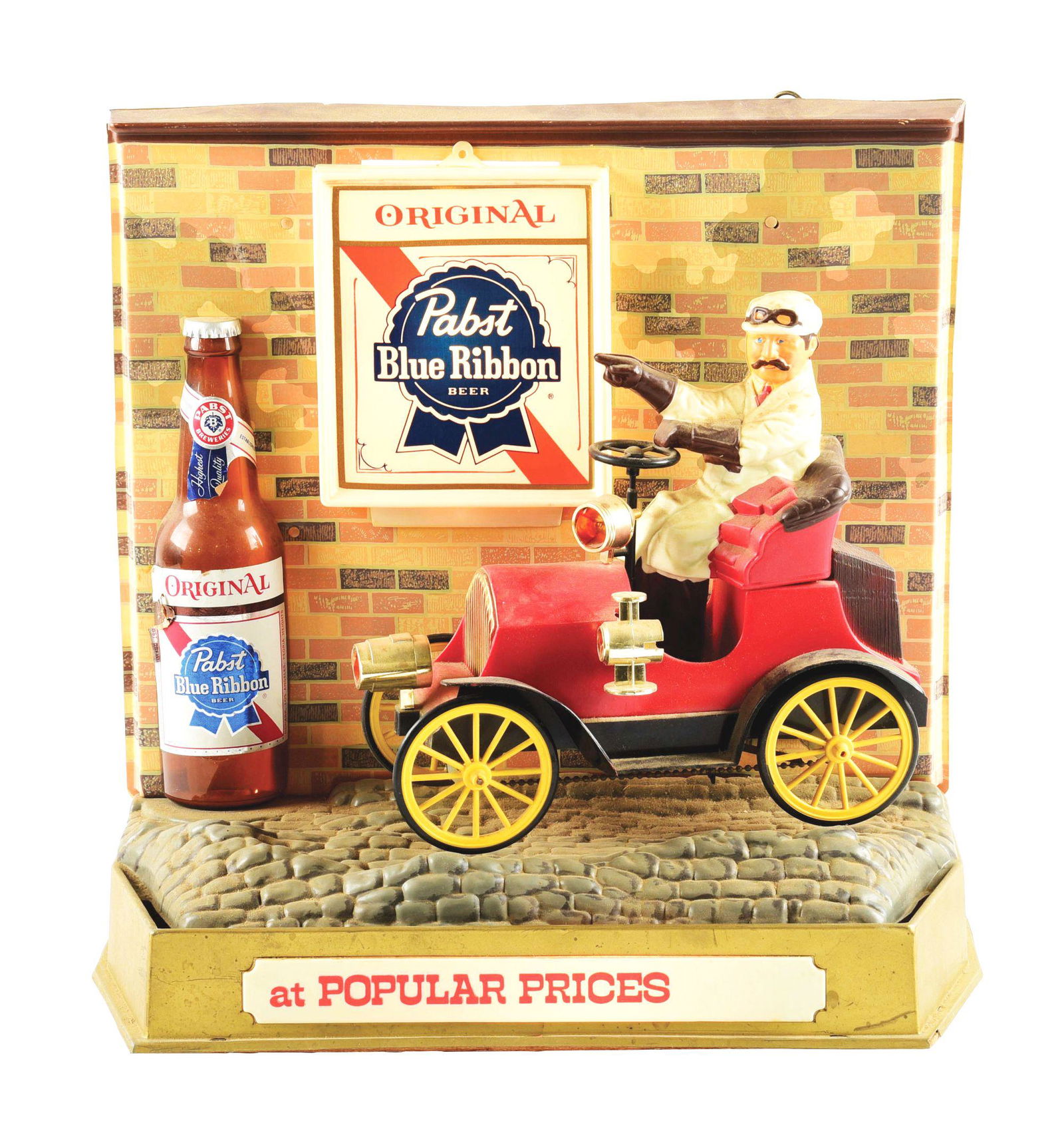 PABST BLUE RIBBON WINDOW MOTION DISPLAY. (1 of 6)