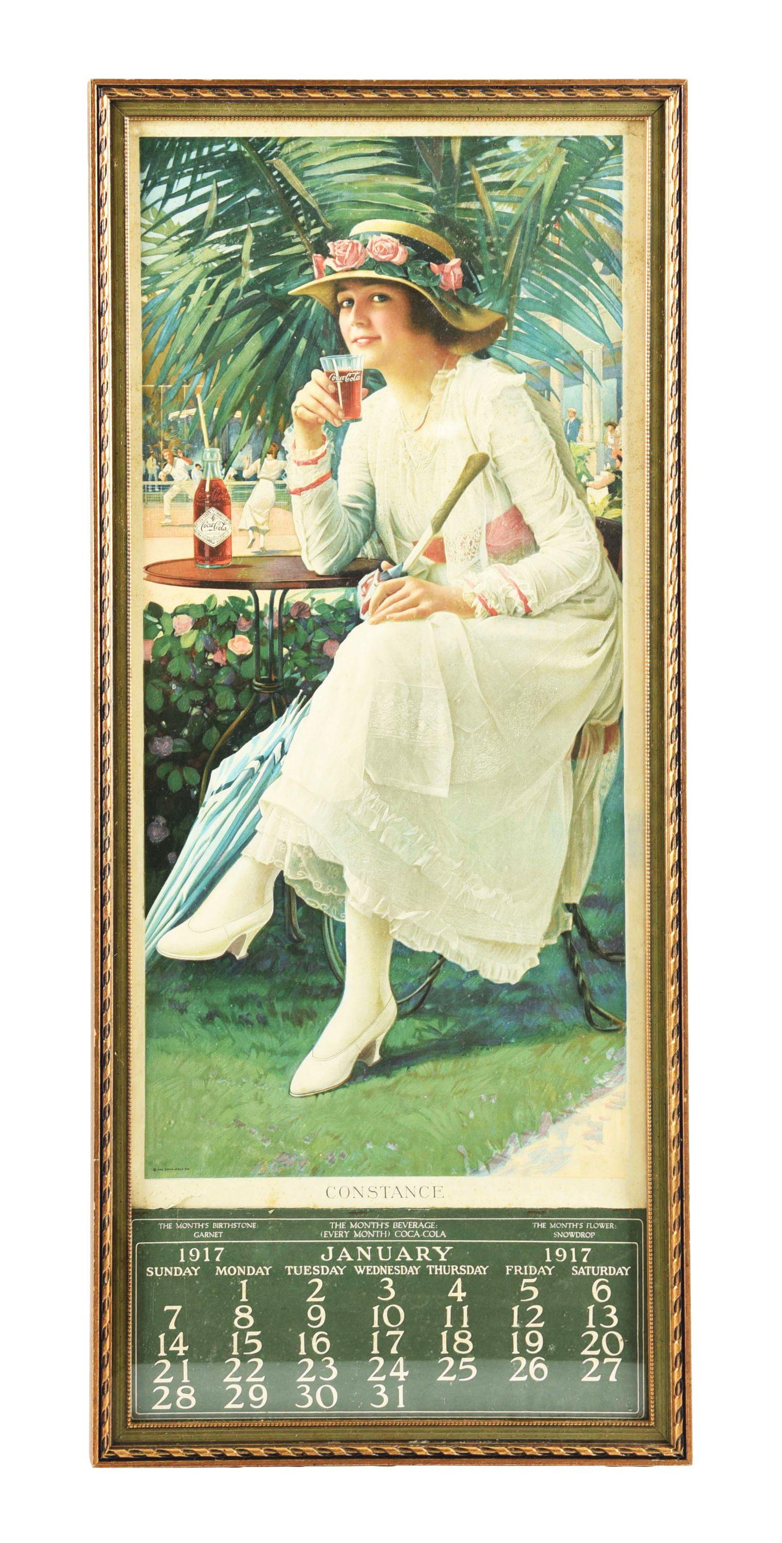 1917 COCA-COLA CALENDAR. (1 of 3)