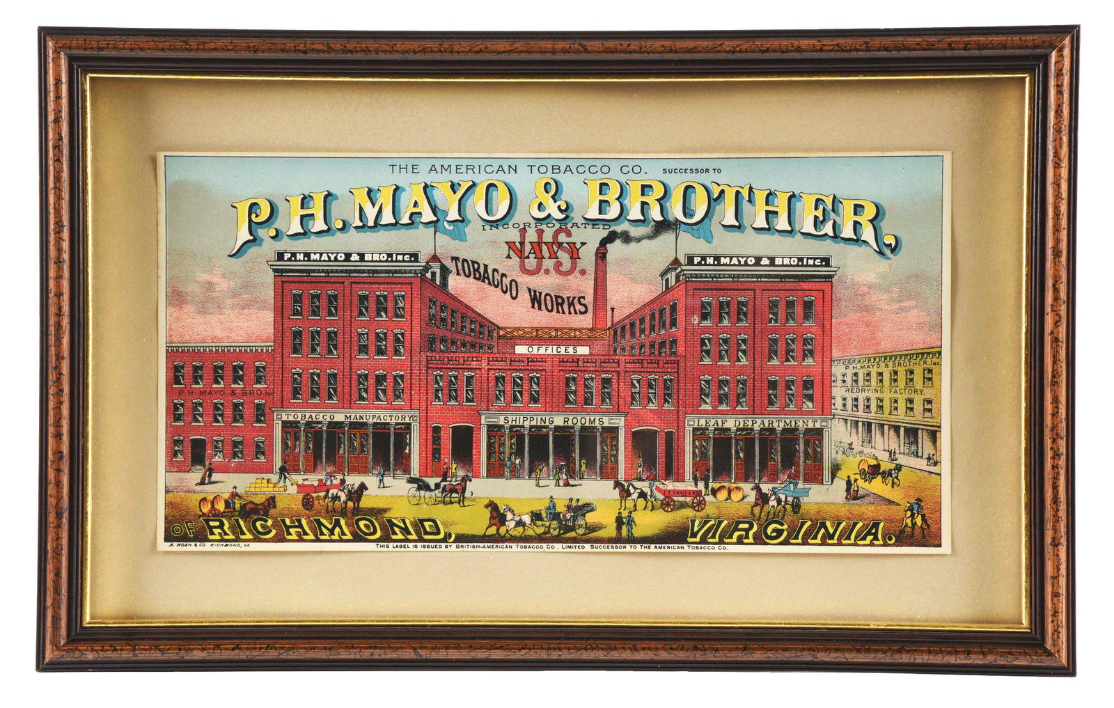 P.H. MAYO & BROTHERS TOBACCO LABEL. (1 of 4)