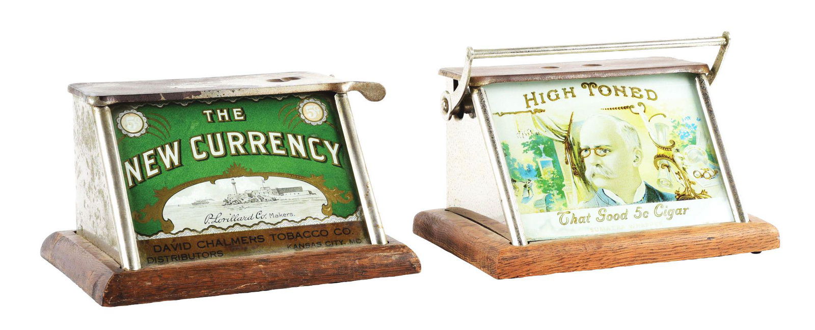 LOT OF 2: COMMERCIAL CIGAR CUTTERS. (1 of 6)