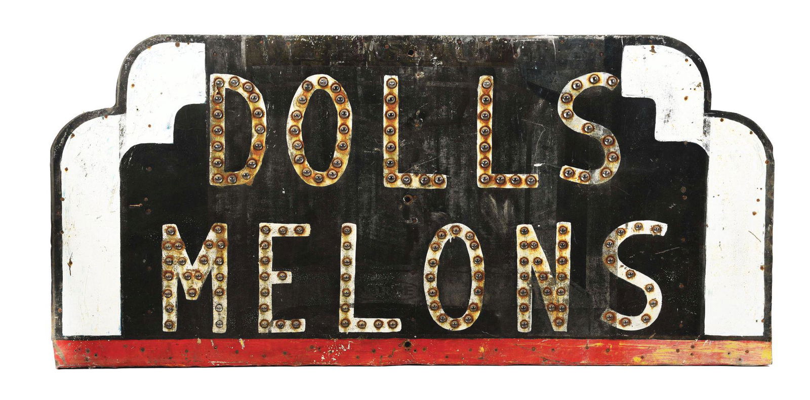 DOLLS MELONS CAT EYE SIGN. (1 of 2)