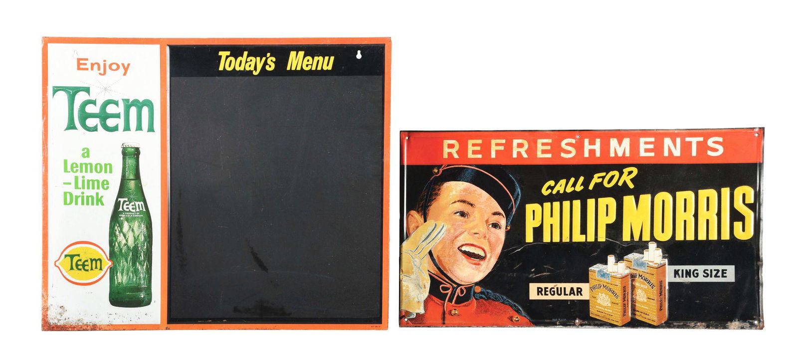 LOT OF 2: MISCELLANEOUS ADVERTISING PIECES. (1 of 6)