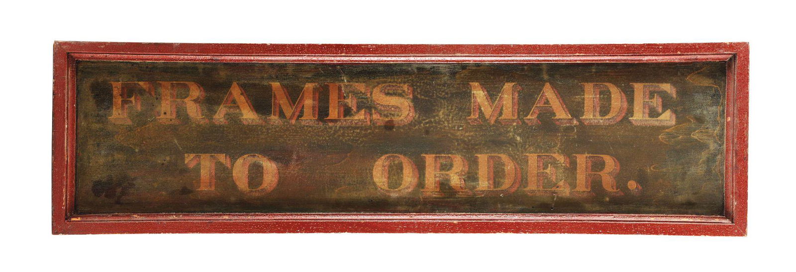PHOTOGRAPHER'S PAINTED WOODEN TRADE SIGN. (1 of 2)