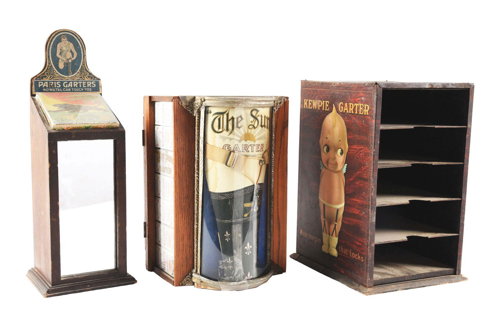 LOT OF 3: COUNTRY STORE GARTER DISPLAYS. (1 of 4)