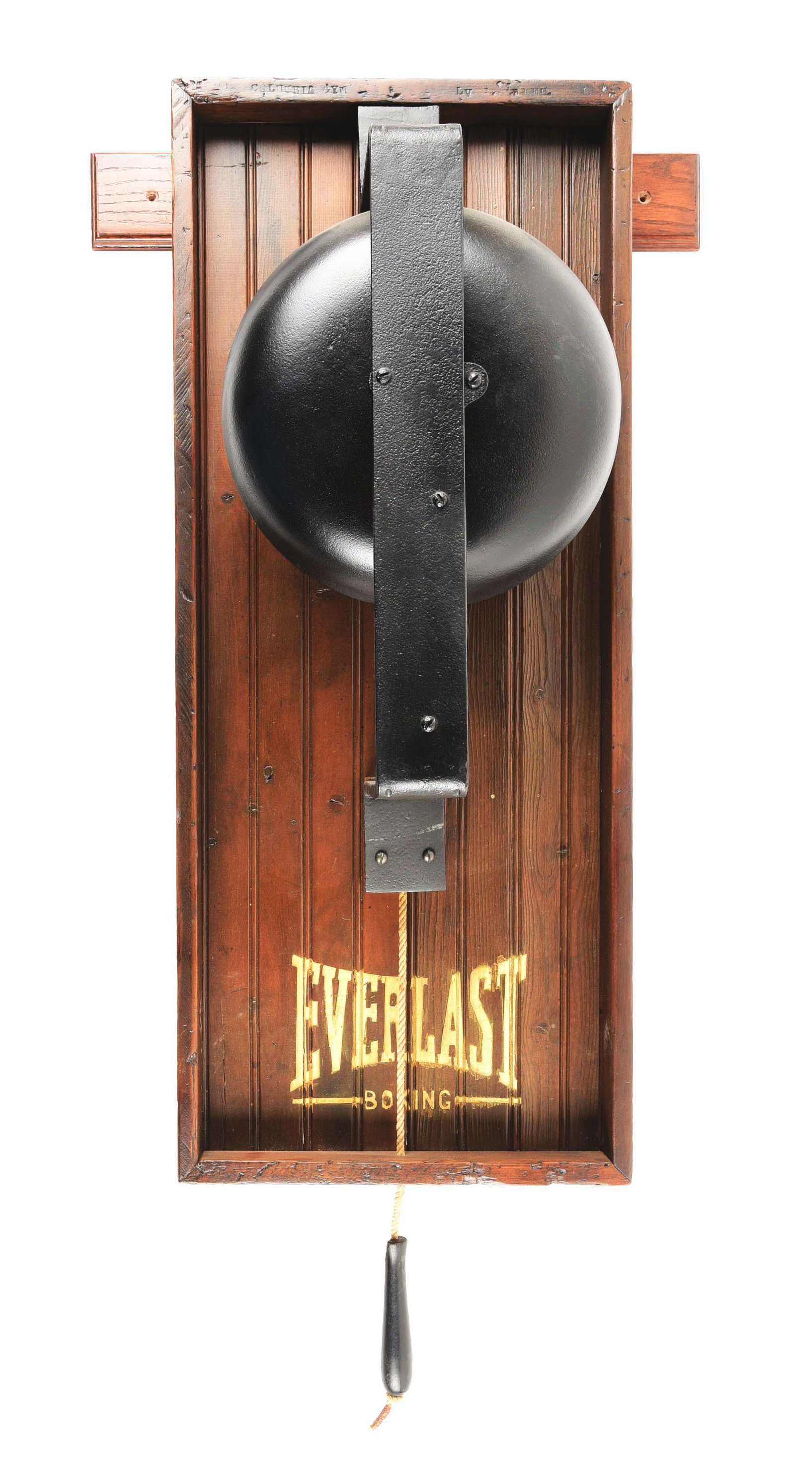 ORIGINAL CAST IRON BOXING RING BELL. (1 of 5)