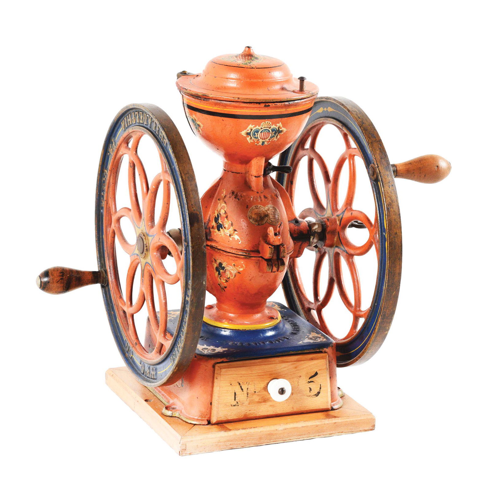 PHILADELPHIA ENTERPRISE MFG CO. #5 COFFEE GRINDER. (1 of 9)