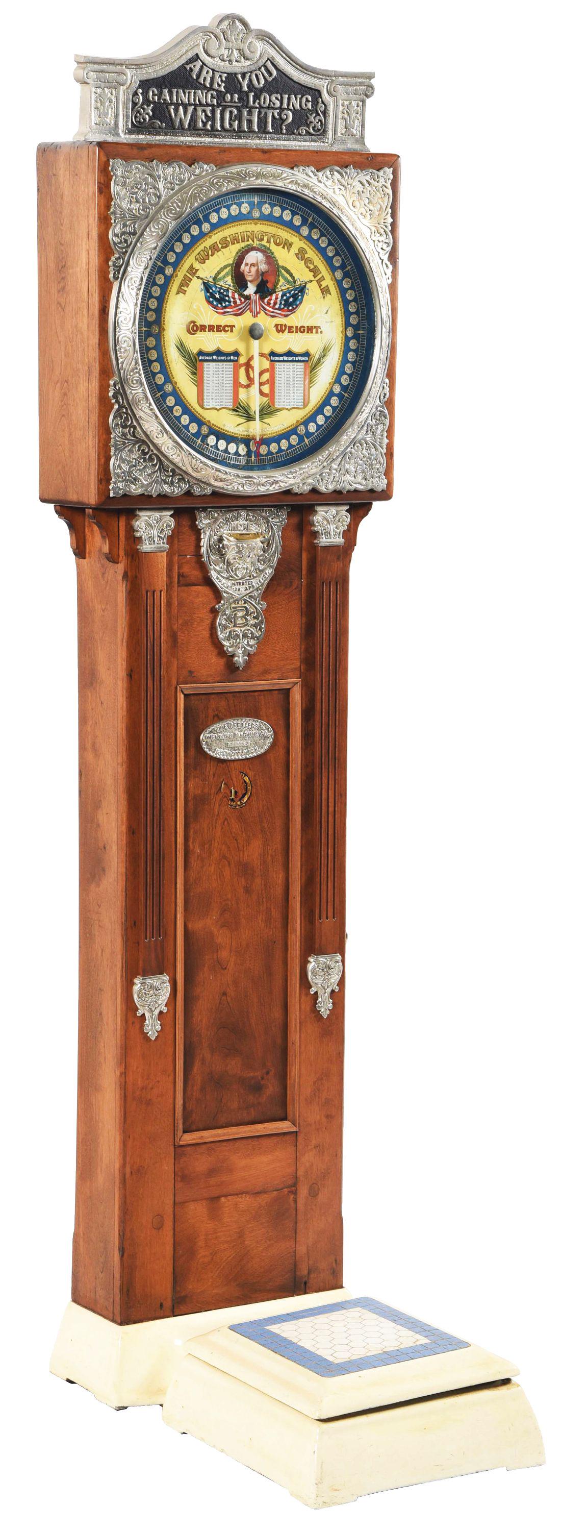 1¢ CAILLE WASHINGTON SCALE. (1 of 5)