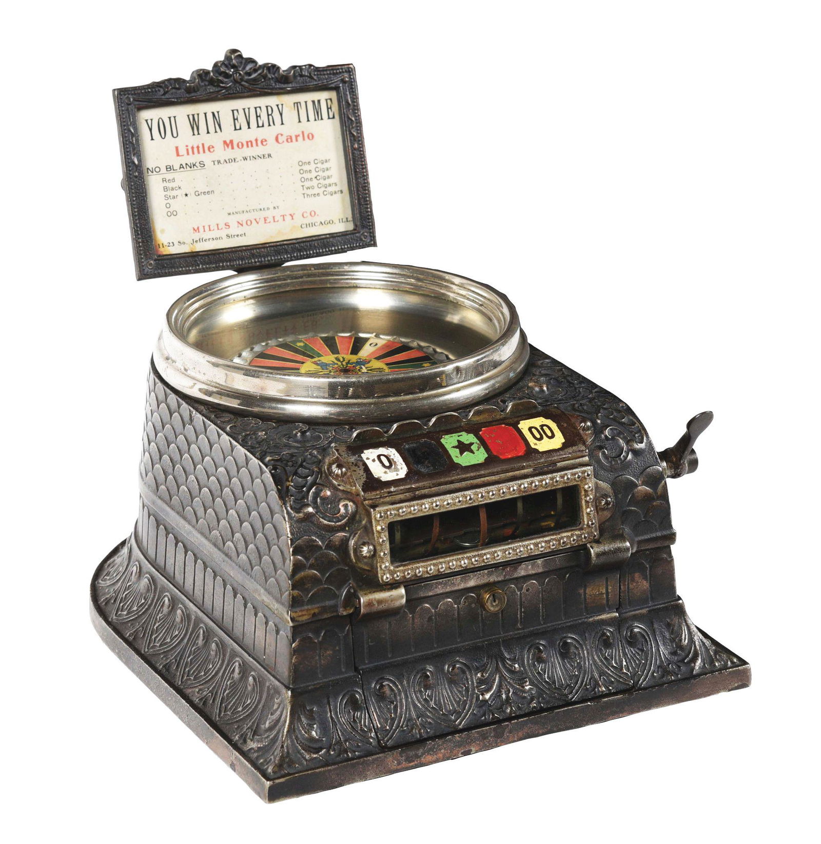 5¢ MILLS LITTLE MONTE CARLO TRADE STIMULATOR. (1 of 6)