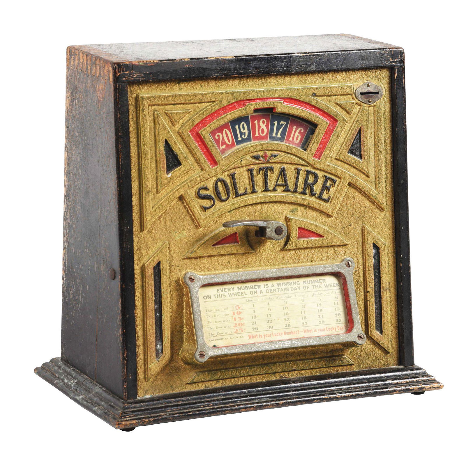 5¢ GROETCHEN TOOL & MFG. CO. SOLITAIRE TRADE STIMULATOR. (1 of 5)