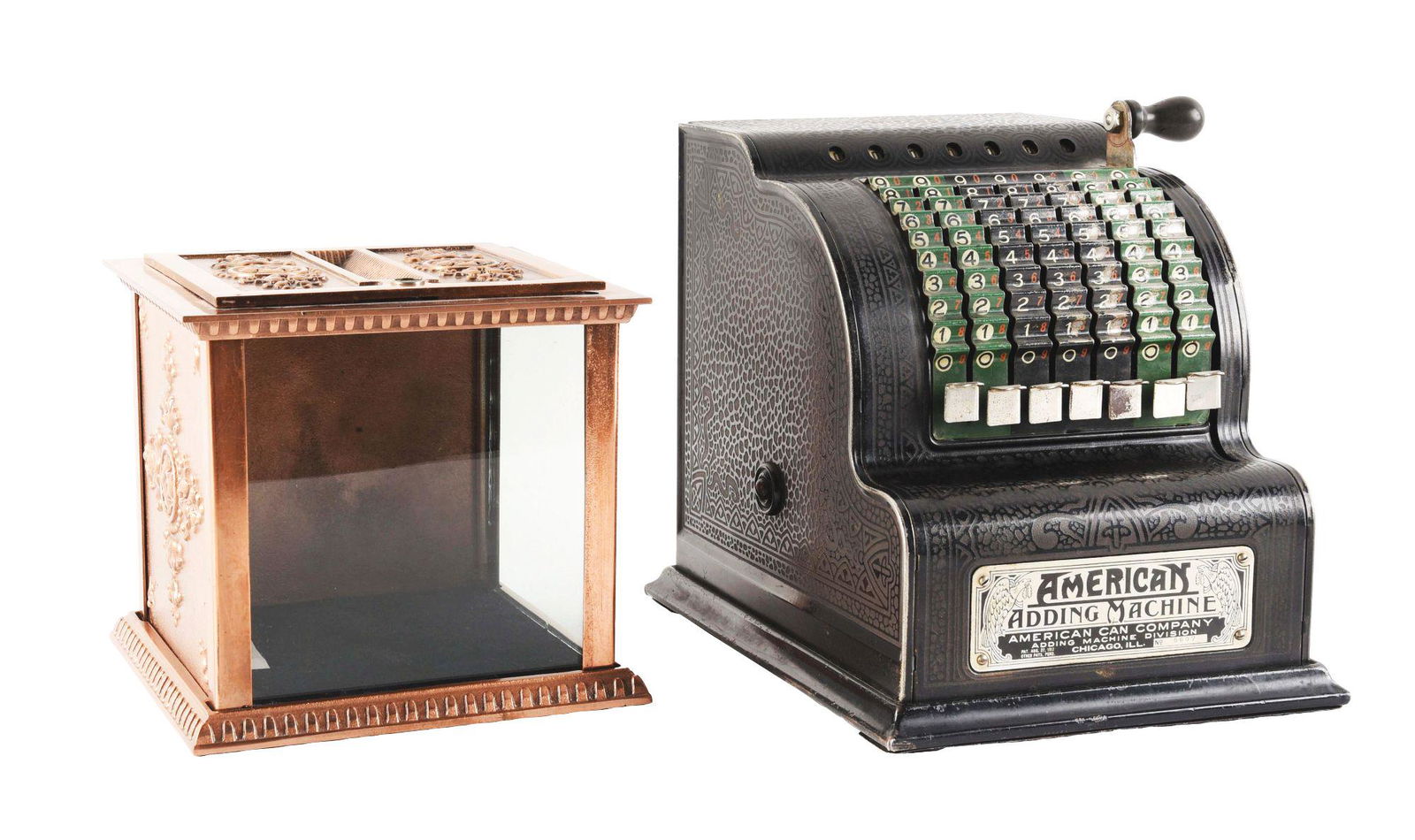 LOT OF 2: CASH REGISTER ITEMS. (1 of 6)