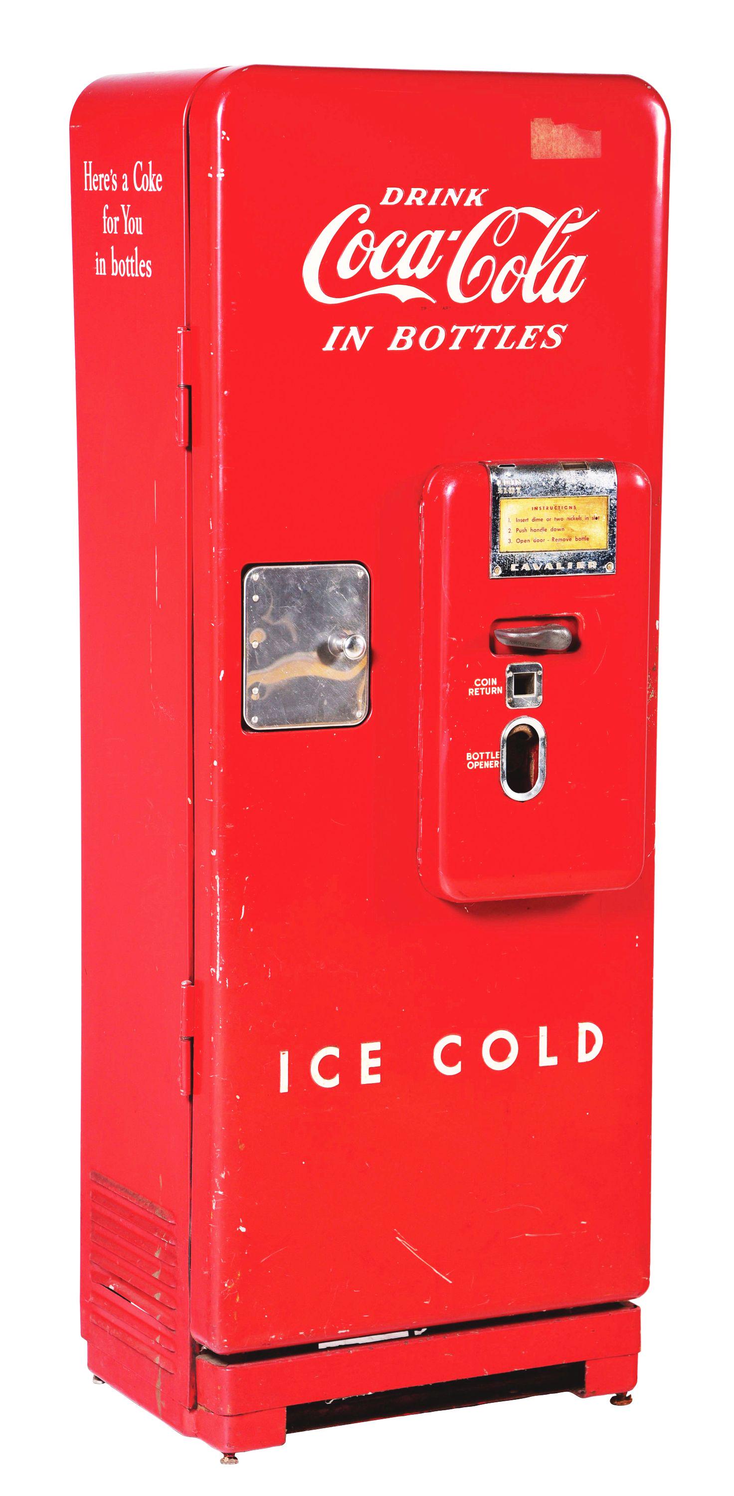 CAVALIER COCA-COLA VENDING MACHINE. (1 of 5)