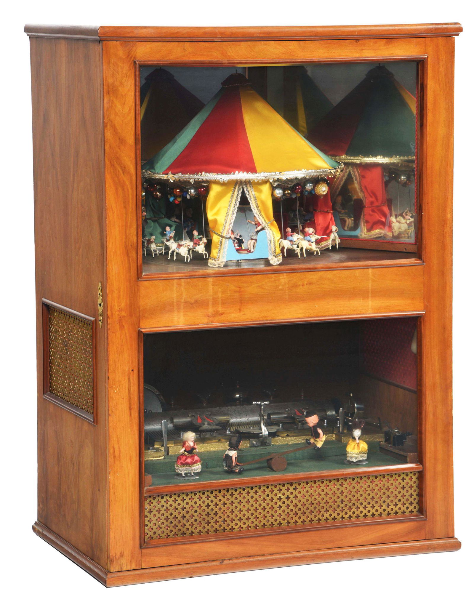 BORNAND FRERES CAROUSEL MUSIC BOX AUTOMATA. (1 of 7)