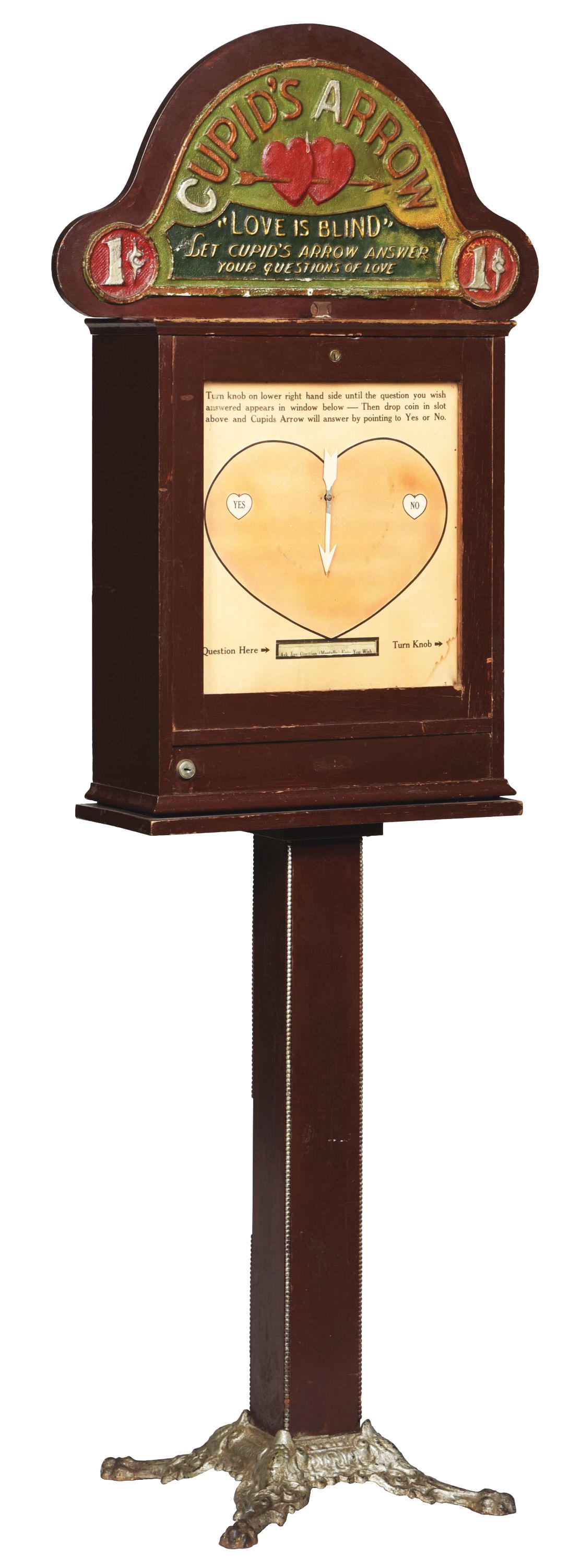 CUPID'S ARROW "LOVE IS BLIND" ARCADE GAME. (1 of 9)