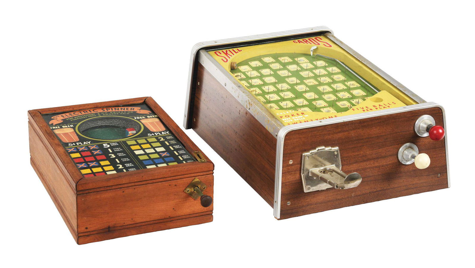 LOT OF 2: COUNTERTOP SKILL GAMES. (1 of 6)