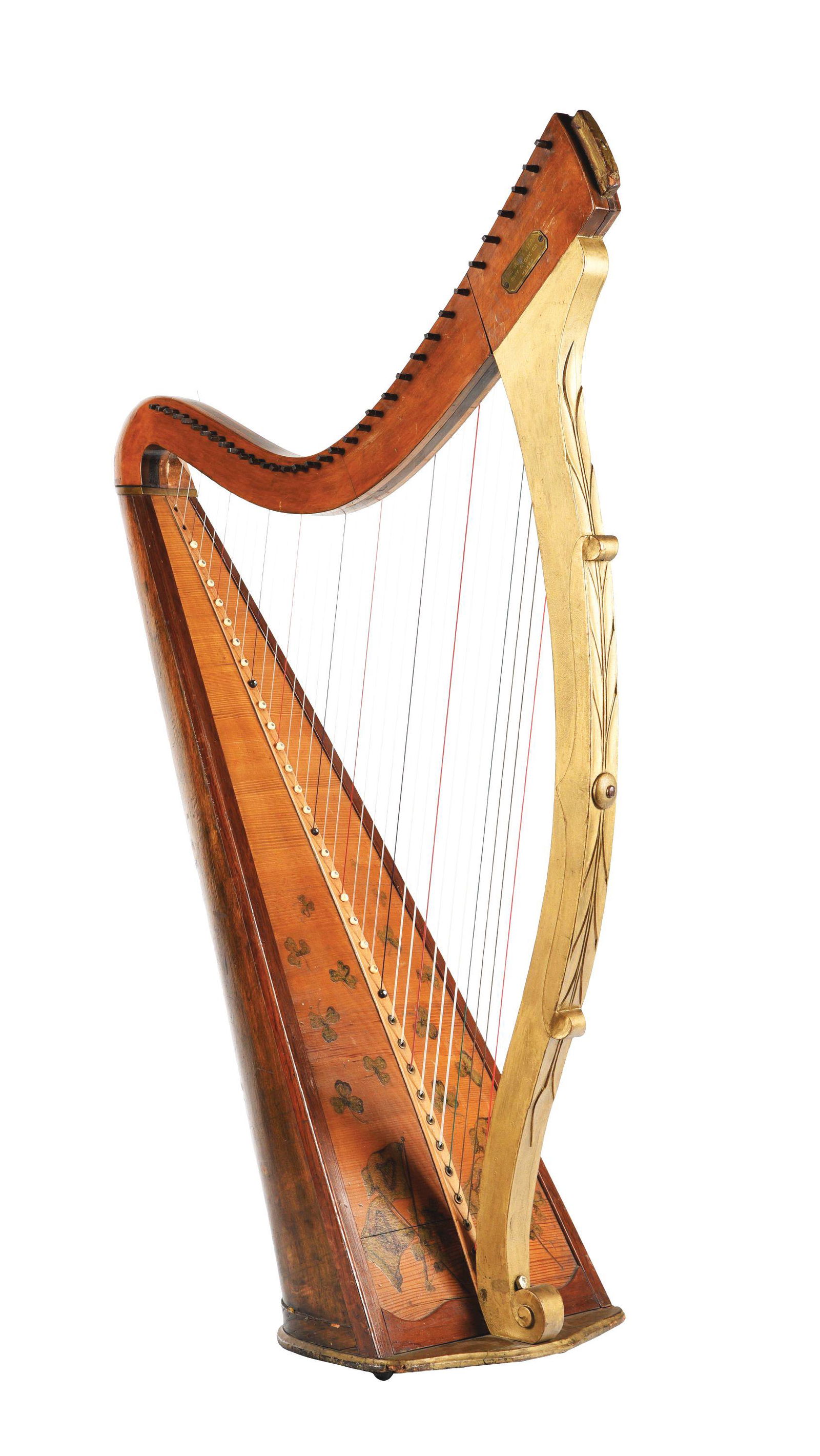 THE IRISH HARP GUY STONE CO. MAKER. (1 of 10)